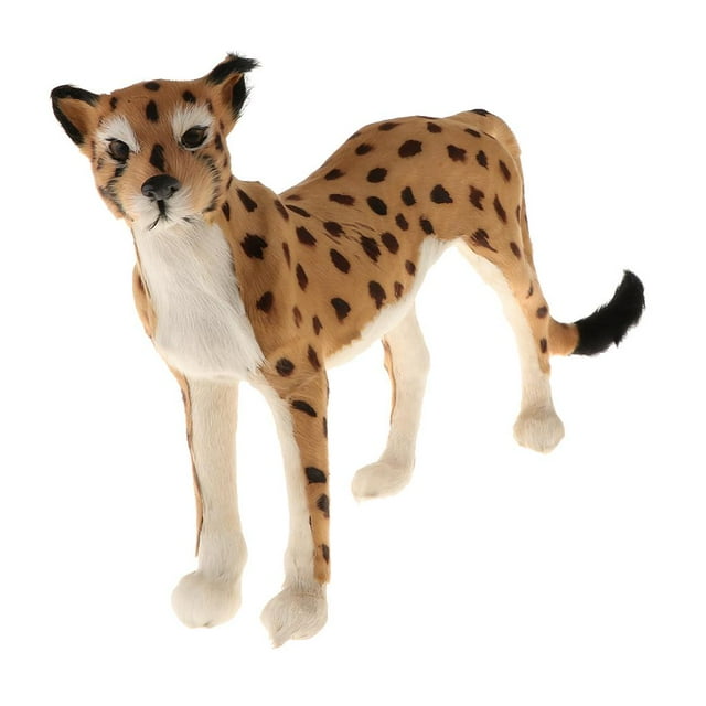 1 pieza de animal bosque de juguete simulado adornos para de piezaza para que perfecl Simulación del juguete del leopardo salvaje