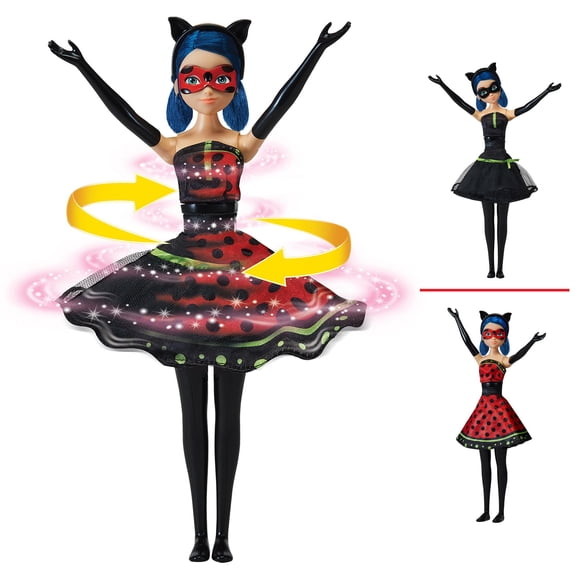 Miraculous Hero Switch Ladybug 10.5 Fashion Doll by Playmates Toys