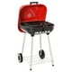 thumbnail image 1 of Asador al Carbon Cuadrado con Ruedas Aquila Negro/Rojo 0162, 1 of 4