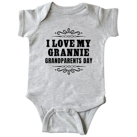 

Inktastic Grandparents Day I Love My Grannie Gift Baby Boy or Baby Girl Bodysuit