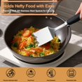 thumbnail image 3 of Stainless Steel Spatulas Set, 2 Pack Heavy Duty Solid & Slotted Turner, Metal Spatulas for Kitchen Use, High Heat Resistant Cooking Utensils for Fish, 3 of 6