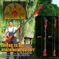 thumbnail image 6 of 2-in-1 Electric Pole Saws for Tree Trimming, 6 Inch Cordless Pole Saw Battery Powered & Mini Chainsaw, Red, 6 of 6