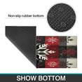 thumbnail image 7 of 2 Pcs Merry Christmas Kitchen Rugs and Mats Set of 2 Gingerbread Man Snowflake Christmas Tree Kitchen Runner Non Skid Rugs for Kitchen Floorfor Farmhouse Door (47x17+30x17 inches), 7 of 7
