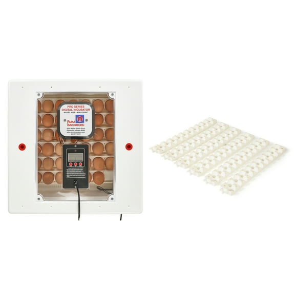 Farm Innovators Digital Incubator w/ Auto Egg Turner & Egg Tray (6 Pack)