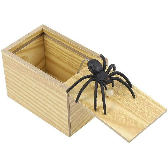 Scare Toy Box Gag Spider April Fool's Day Gift TrickScare Toy Box Gag Spider April Fool's Day Gift Trick