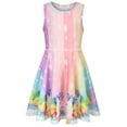 thumbnail image 2 of Quedoris Gilrs Print Twirly Dress Icecream Unicorn Sleeveless M(4-5T), 2 of 6