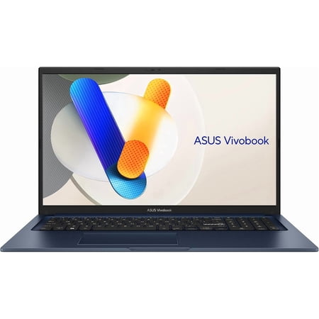 ASUS Vivobook 17 17.3 inch Full HD Business Laptop Intel Core i7-1355U Intel Iris Xe Graphics 16GB RAM 512GB SSD Backlit Keyboard HDMI 1.4 Wi-Fi 5 Bluetooth 5.1 Webcam Windows 11 Home Quiet Blue