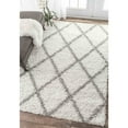 thumbnail image 3 of nuLOOM Shanna Shag Floral Print Transitional Area Rugs, White, 3 of 6