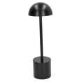 thumbnail image 4 of Lámpara de mesa inalámbrica, recargable, 2000 mAh, LED, 3 colores, atenuación, USB, para el hogar, sala de estar, restaurante, color negro., 4 of 14