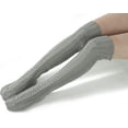 thumbnail image 5 of YooGuoGuo Knee High Socks Women - Warm Knit Cozy Leg Warmers - Thick Boot Stockings for Women Size 5-10, 5 of 6