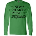 thumbnail image 3 of Inktastic New Year's Eve Squad with Stars in Black Long Sleeve T-Shirt, 3 of 5