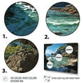 thumbnail image 3 of Designart "Retreat Among Beach Rocks III" Landscapes Metal Wall Décor Set, 3 of 5