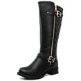 thumbnail image 3 of GLOBALWIN Women's Black Quilted Knee-High Fall Winter Fashion Riding Boots 6M, 3 of 8