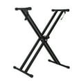 thumbnail image 3 of Fyydes Support de Clavier Double, Support de Clavier Portable Style X à Double Équerre pour Musique, Support d'Orgue Électrique à Hauteur Réglable, Support de Clavier de Piano, 3 of 8