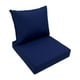 thumbnail image 1 of Juego de cojines de asiento profundos para exteriores con almohadilla de espuma extraíble y relleno de esponja de alta densidad. Verde, 1 of 9