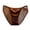 Coffee, variant on Japanese style sexy lace mesh sheer seductive breathable seamless briefs girls Brown (White, XL)