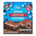 thumbnail image 1 of Great Value Cookies & Crème Dipped Granola Bars, 1 of 3