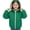 Green, variant on EnJoCho Boys Girls Rain Jacket Kids Zip Up Hooded Windbreaker Waterproof Outerwear Raincoats Fall Winter Outdoor Coat Ponchos Trench Coat Raincoat