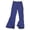 C40/Navy, variant on XIYON Girls Pants Solid Color Ruffled Flare Pants Kids Comfortable Trousers for Play and Everyday Wear