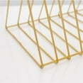 thumbnail image 2 of Greensen Multifunctional  Iron Triangle Desktop Bookshelf Books Magazines Rack Holder  , Metal Desktop Bookshelf,Desktop Bookshelf, 2 of 7