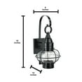 thumbnail image 2 of Norwell Lighting - Classic Onion - 1 Light Small Outdoor Wall Mount In, 2 of 2