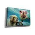 thumbnail image 2 of Epic Graffiti 'Underwater Selfie' by Lucia Heffernan, Canvas Wall Art, 40"x26", 2 of 8