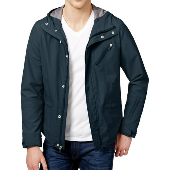 Kenneth Cole Mens Zip Jacket, Green, XX-Large