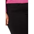 thumbnail image 3 of Pantalones KUT from the Kloth Kelsey tiro medio con bota acampanada negros, 3 of 3