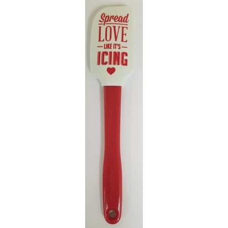 Farberware u0022Spread Love Icingu0022 White Silicone Head Spatula