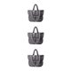thumbnail image 3 of Bolso de mano acolchado Sonducket de nailon con correas de hombro cómodas gran capacidad Gris, 3 of 6