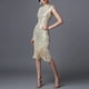 thumbnail image 2 of Vestido vintage con lentejuelas y borlas para mujer de los años 20 - Disfraz gótico de fiesta para tallas grandes - Ropa sexy y casual para salir por la noche, 2 of 4