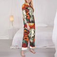 thumbnail image 2 of Bingfone Womens Pajama Sets Western Desert Cactus Ram Skull Print,Long Sleeve Loungewear Pajamas Set-Small, 2 of 8