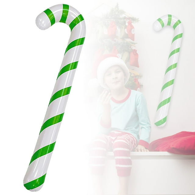 Inflatable Candy Canes Balloons For Christmas Candy Cane Decorations Large Pool Floats Outdoor Candy Canes Balloons For Candy Cane Christmas Decorations Hovercraft Inflatable 7x8 Inflatable Pool