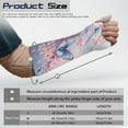 thumbnail image 6 of COEQINE Butterfly Peach Blossom Arm Cast Cover Large Wrist Cast Cover for Shower Elastic Fabric Sleeve Easy to Put on Arm Plaster Protectors for Arm Hand Decortion, 6 of 7