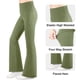 thumbnail image 5 of BIG ELEPHANT 3 Packs de Leggings Acampanados para Niña con Bolsillos Laterales, Pantalones Acampanados de Cintura Alta para Baile, 5 of 10