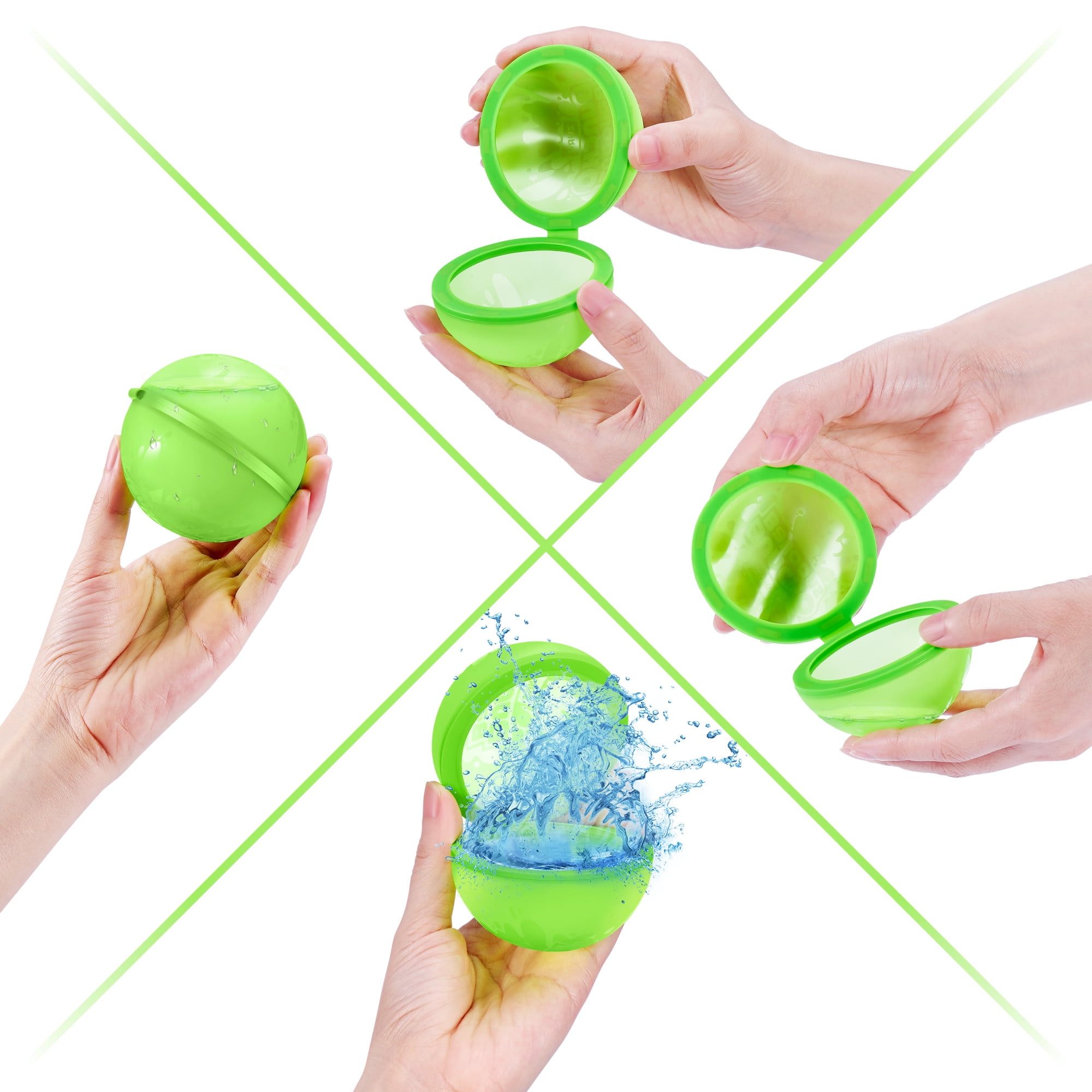 Bunch O Balloons Reusable Water Balloons 6 Pack Rubber  (图3)