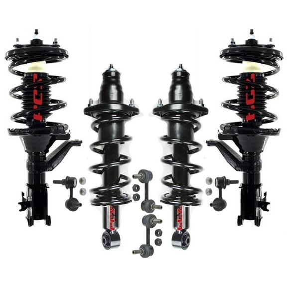 Front & Rear Coil Spring Struts for 2002-2003 Honda Civic Si Hatchback 2.0L 8pc