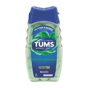 Tums E-X Extra Strength Antacid/Calcium Supplement Wintergreen