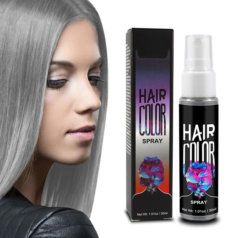 OZS Disposable Hair Dye Spray Special For Halloween And Christmas  Masquerade, Quick Temporary Coloring Agent, Portable Quick Party Hair Spray  30Ml Gray 30Ml (Shield Sevich) - Walmart.com