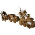 thumbnail image 6 of Fraser Hill Farm Woodland Christmas 7-Piece Decorating Kit: Tree Shelf, Lighted Barn, Train, Wall Sign, Snowman, and 2 Birdhouse Ornaments, 6 of 10