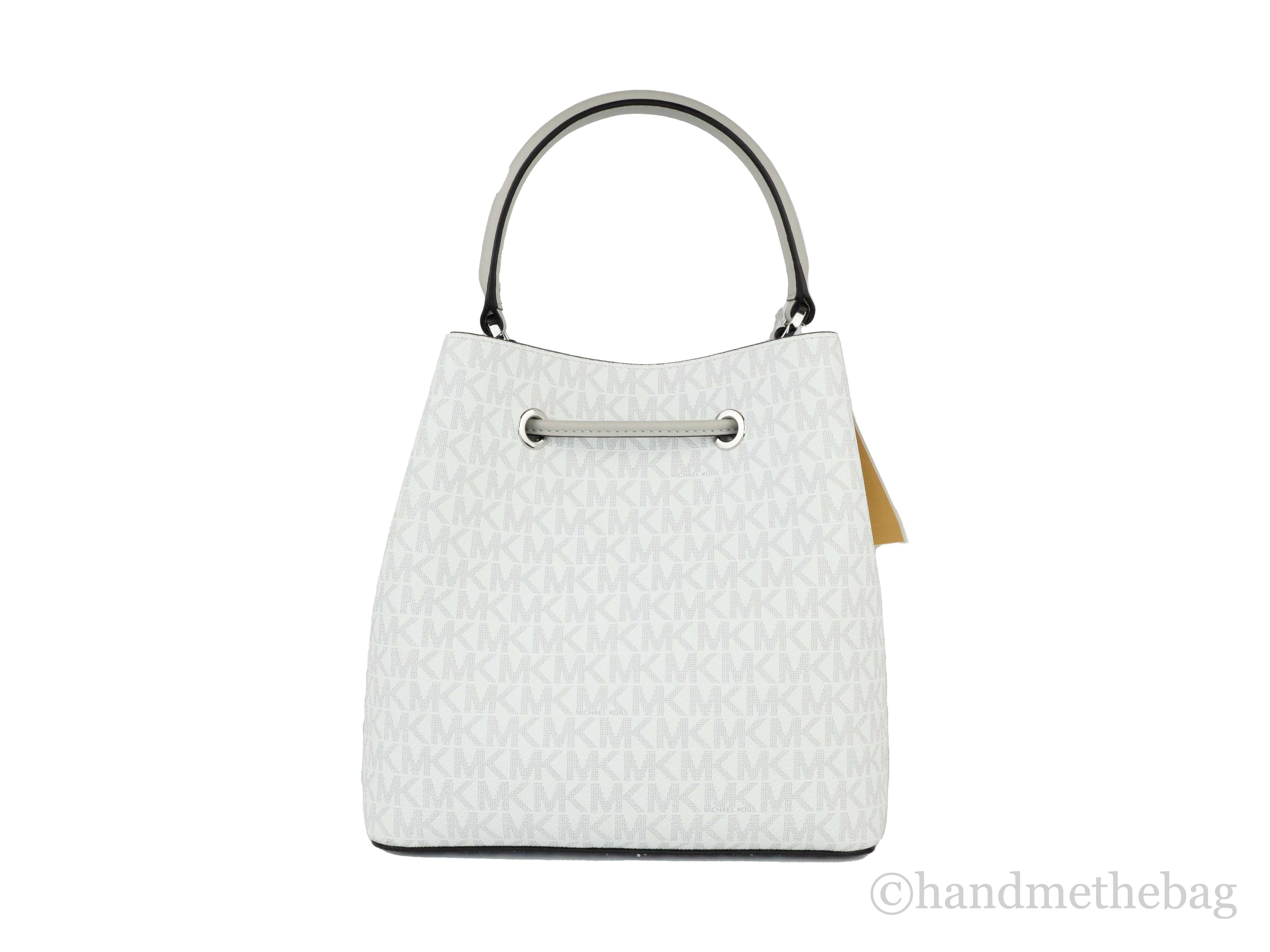 Michael Kors Suri Medium Bucket Leather Shoulder Bag Messenger, Bright  White, Medium : : Clothing, Shoes & Accessories