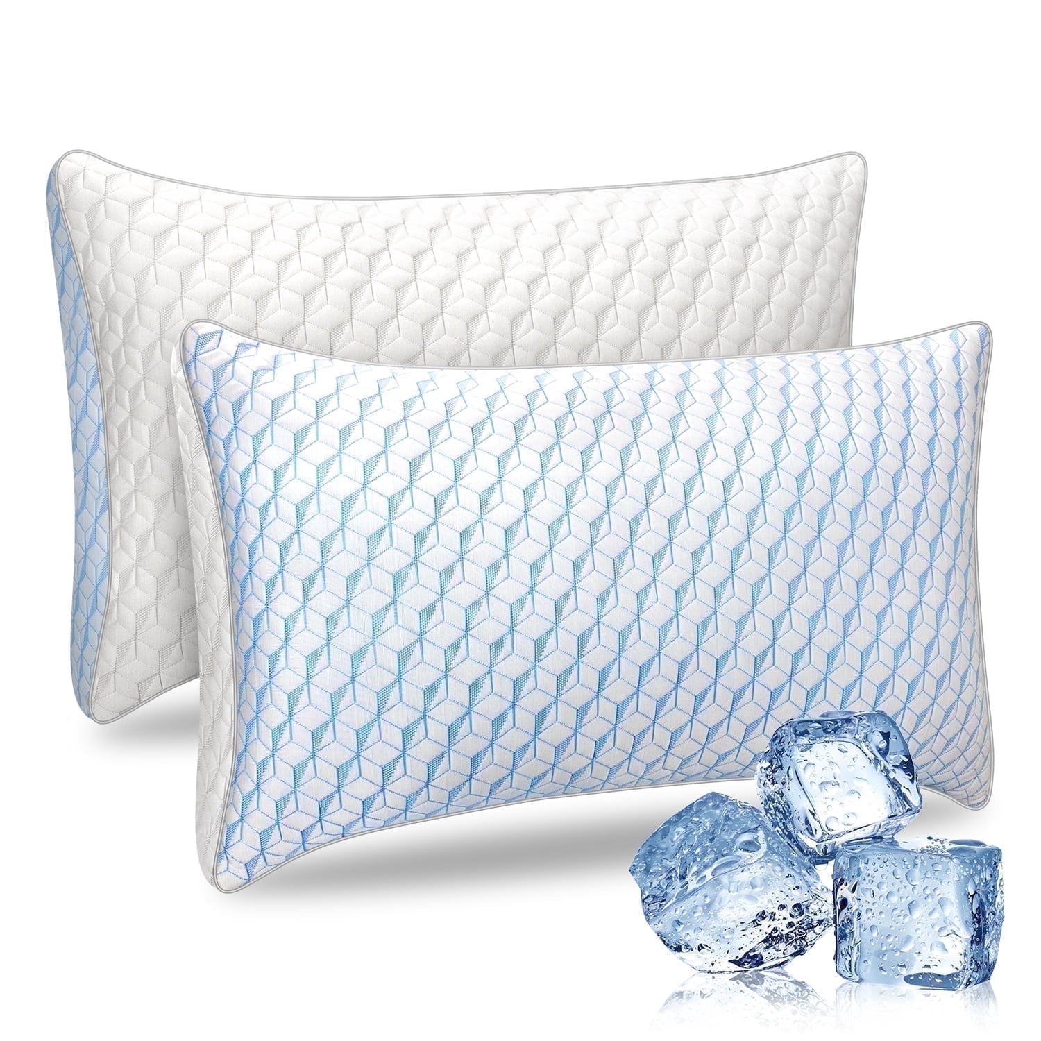 Bed Pillows, Pillows for Bed Queen Size 2 Pack, Premium Down Alternative Luxury Hotel Pillows Set of 2, Cooling Pillow for Sleeping