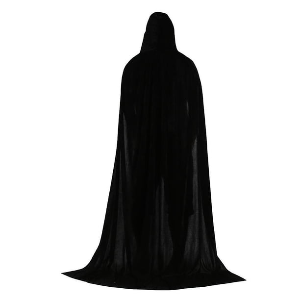90cm Disfraz unisex con capa y bata con capucha de cuerpo entero