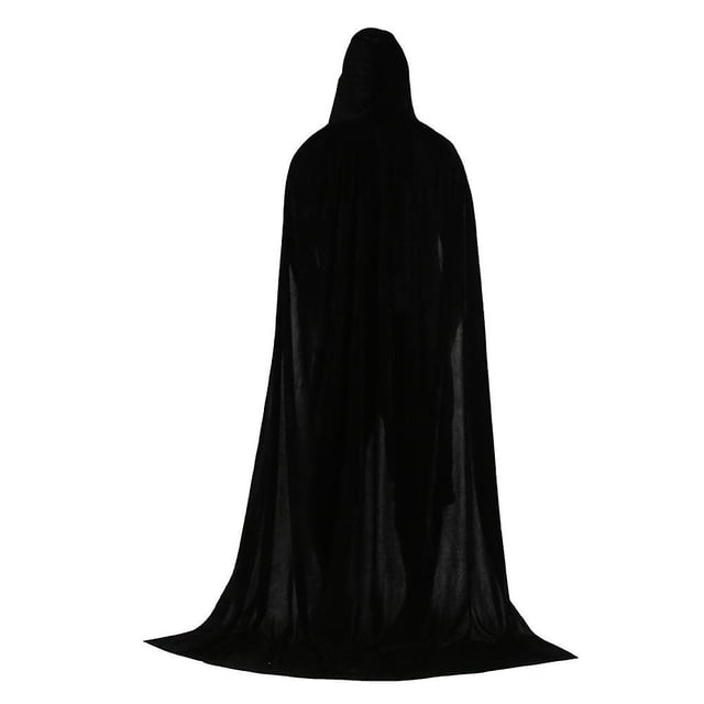 90cm Disfraz unisex con capa y bata con capucha de cuerpo entero