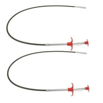 HONITANO 2Pcs Drain Stainless Steel Claw Shape Unclogging Tool for Clogged Toilet Bathroom Use