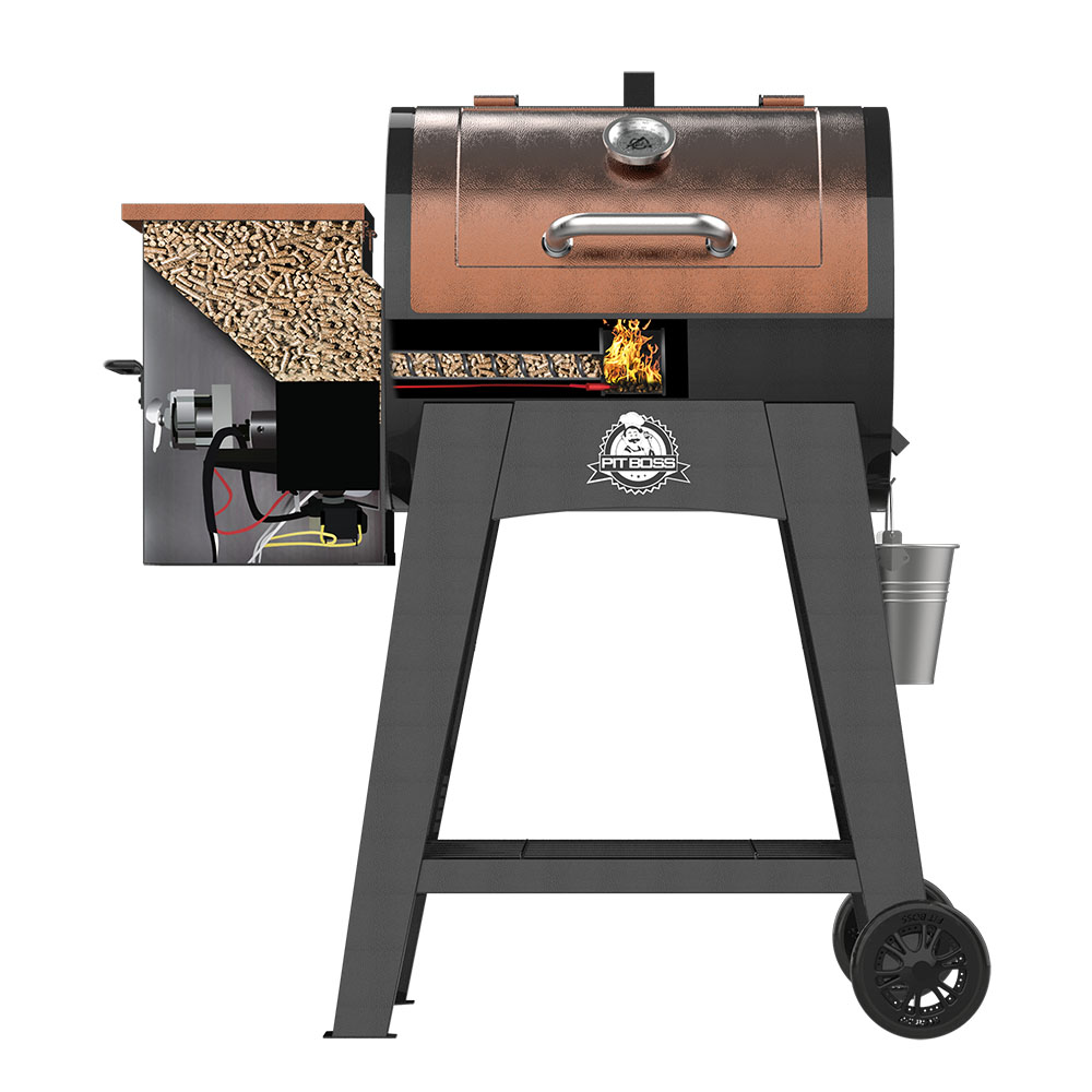 Pit Boss Lexington 540 Sq. In. Wood Pellet Grill With Flame Broiler and Meat Probe - image 2 of 10