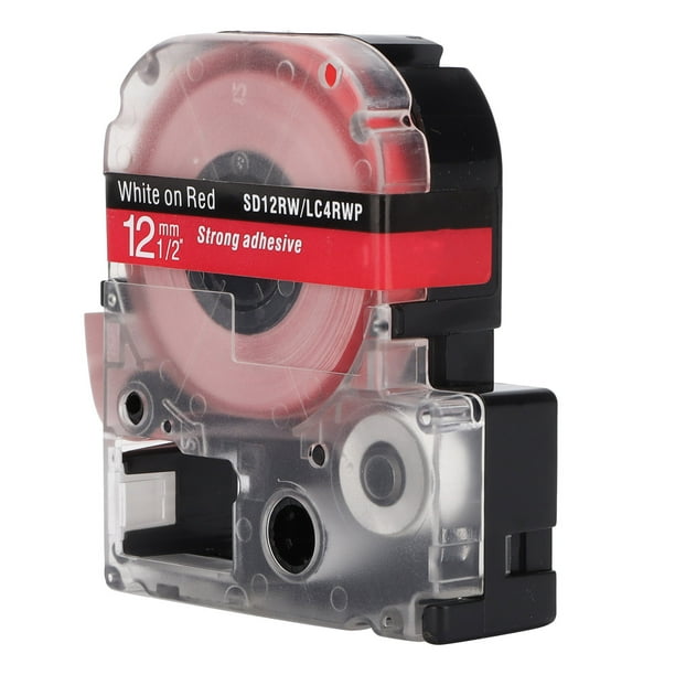 Label Tape Printer,Label Tape 12mm Oil‑Proof Label Making Label Works Tailored for Perfection