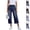 23## (Navy), variant on Womens Pedal Pusher with Pockets Frayed Raw Hem Wide Leg Capri Jeans Trendy Mom High Waisted Denim Capris with Pockets(Navy,S)