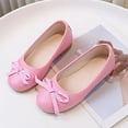thumbnail image 2 of BOBOGOJP Girls Dress Shoes Flower Shoes Princess Mary Jane Shoes for Girls for Wedding, Party, Birthday (Toddler/Little Kid/Big Kid) Pink for 12, 2 of 6