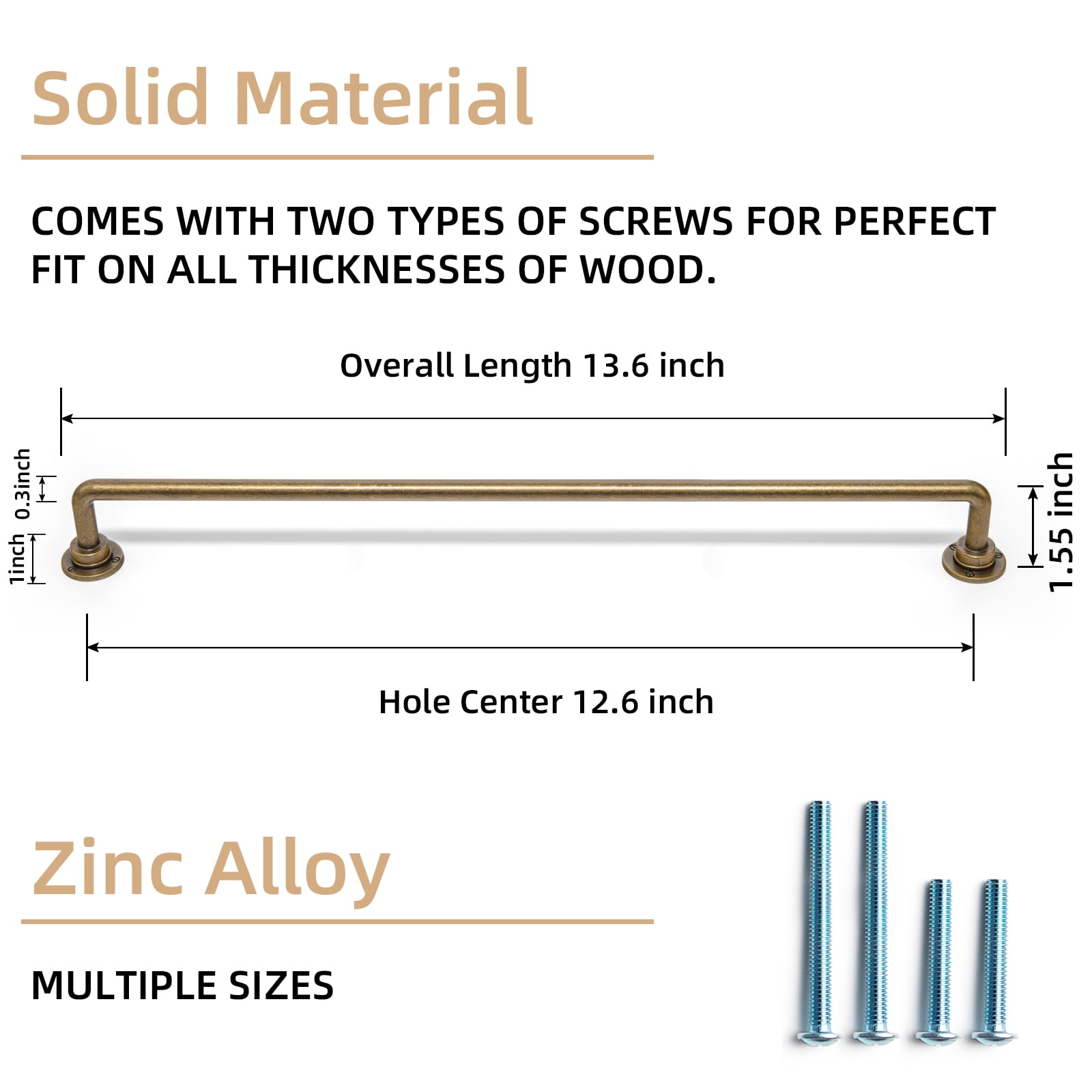 Goo-Ki 12 Pack 12.6'' Center to Center Antique Brass Cabinet Bar Pulls with Backplate, Vintage Classic Retro Drawer Handles Closet Home Kitchen Improvement Hardware